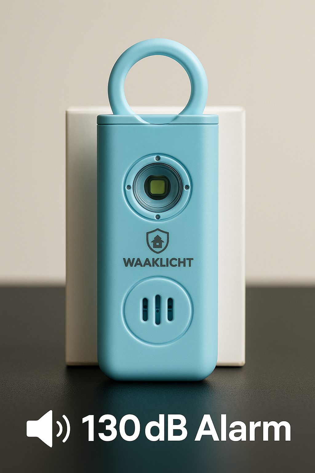 WAAKLICHT® Persoonlijk Alarm – 130 dB | Oplaadbaar | Met Zaklamp