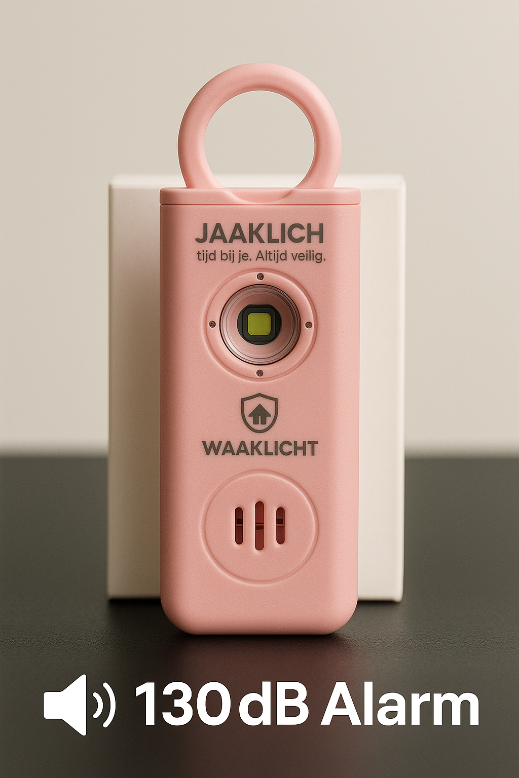 WAAKLICHT® Persoonlijk Alarm – 130 dB | Oplaadbaar | Met Zaklamp